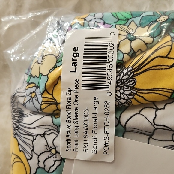 SPORTI Active Bondi Zip One Piece Swimsuit in Bondi Floral - Picture 12 of 12